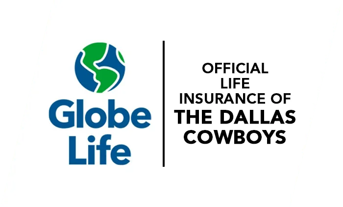 Globe Life, official life insurance of the Dallas Cowboys