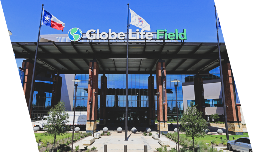 Globe Life Field- Home of the Texas Rangers in Arlington